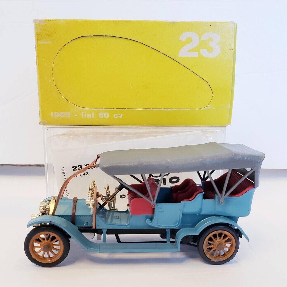 Vintage RIO 1905 FIAT 60 CV #23 1:43 Made in Italy‎ Scale Model Car